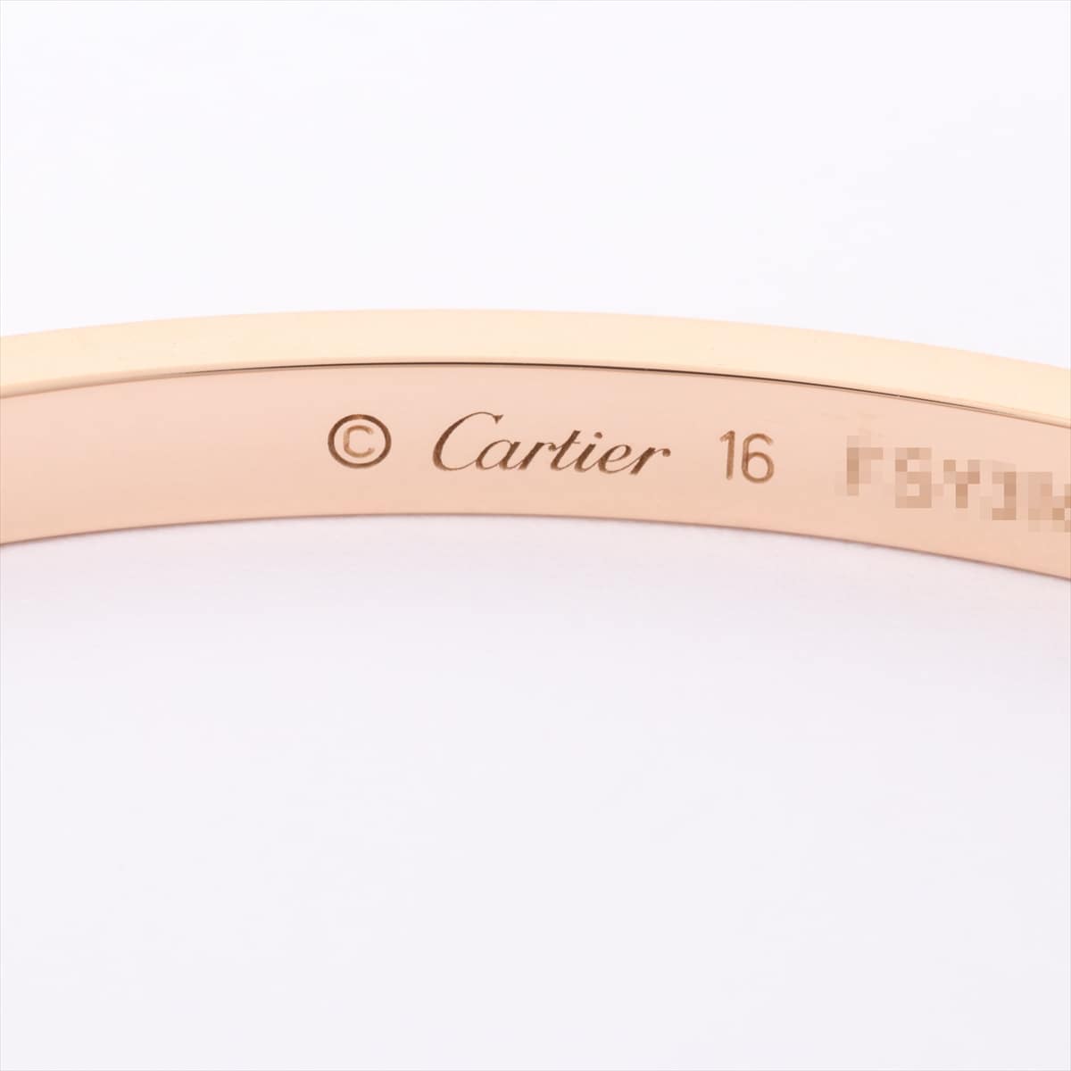 カルティエ　Cartier　ラブ SM ブレス　750PG　#16