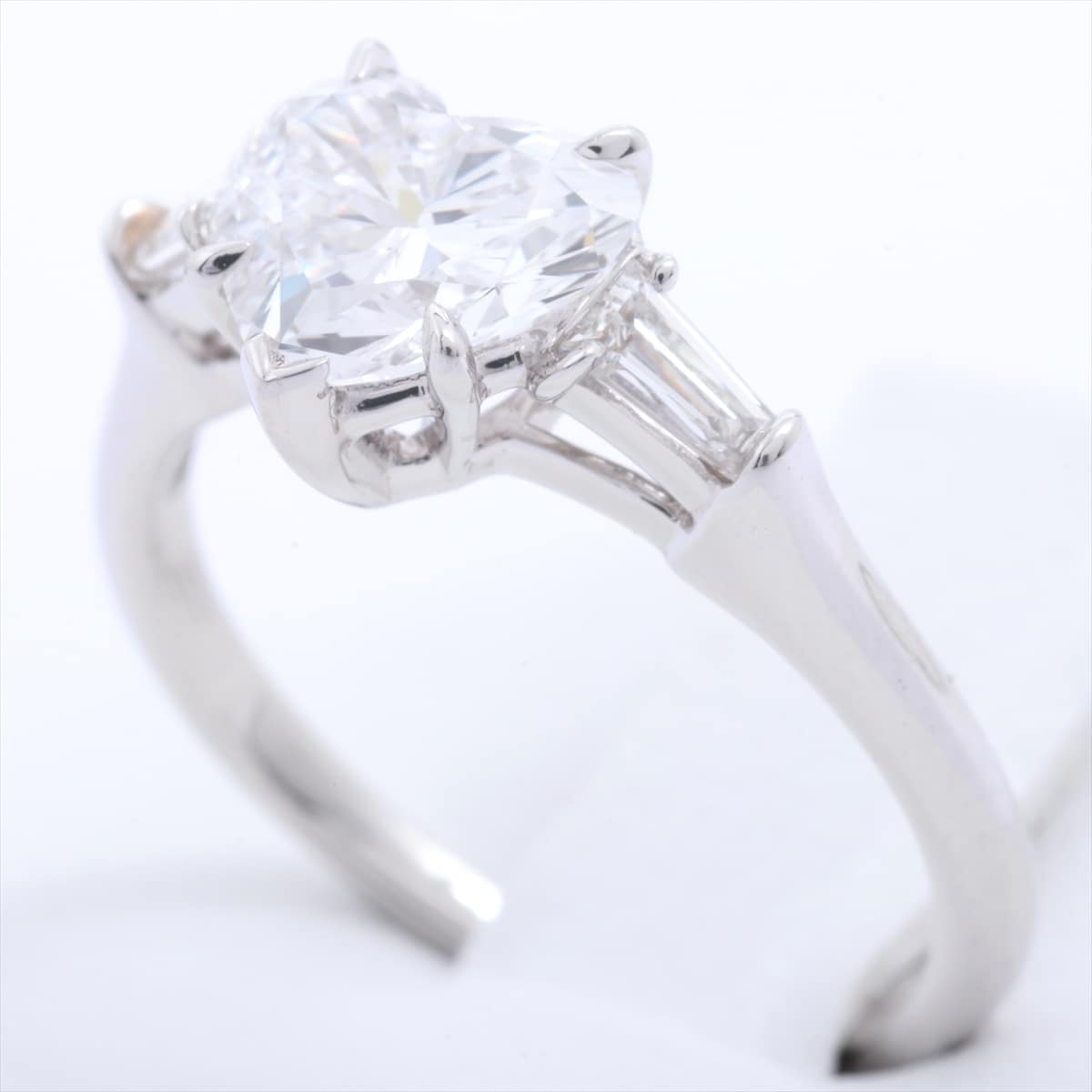 ハリーウィンストン HARRY WINSTON ハートシェイプ クラシック リング Pt950 1.10ct  #8｜ib013686｜中古ブランド品・ブランド古着通販｜ALLU（アリュー）