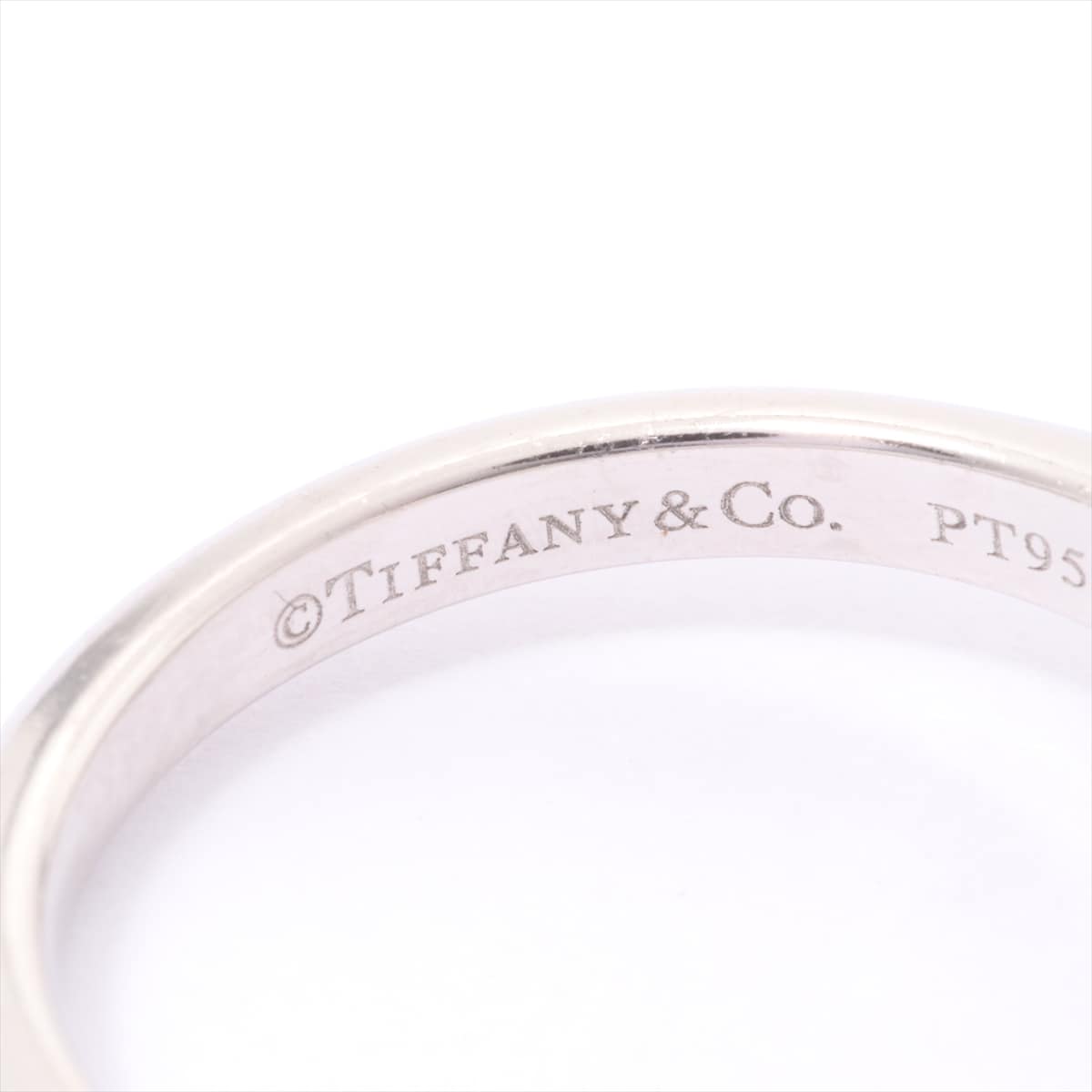 ティファニー　Tiffany & Co.　ティファニーセッティング ダイヤ リング　Pt950　1.10ct　#11