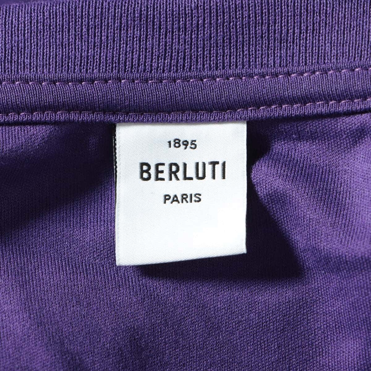 ベルルッティ コットン Tシャツ XL メンズ パープル  ロゴ