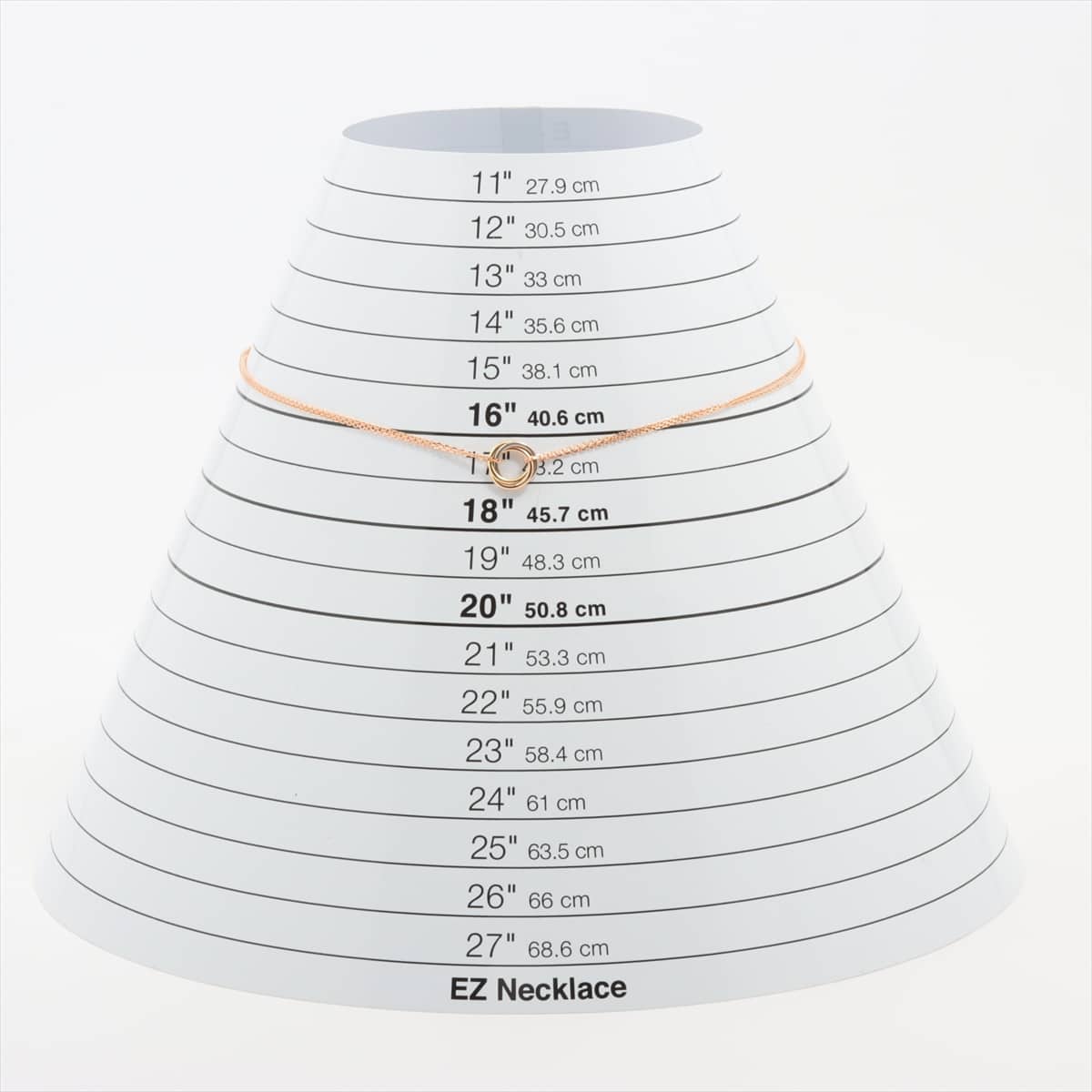 カルティエ スウィートトリニティ ネックレス 750(YG×PG×WG) 3.9g