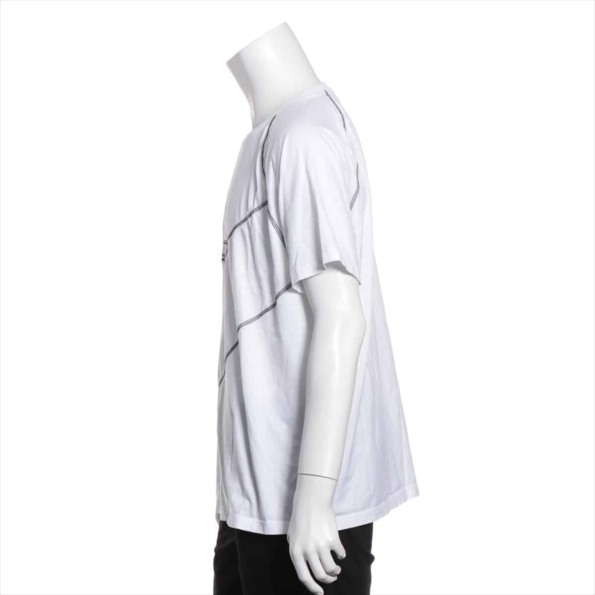 ジバンシィ コットン Tシャツ サイズL メンズ ホワイト 19SS コントラスト ステッチ