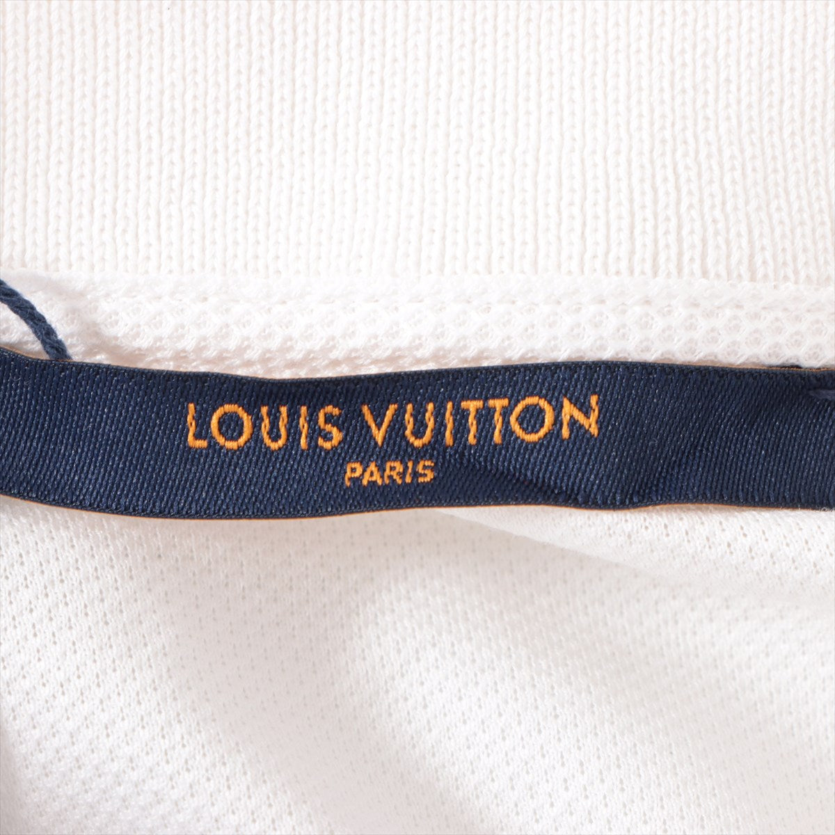 ルイヴィトン 22AW コットン ポロシャツ M メンズ ホワイト  RM222Q
