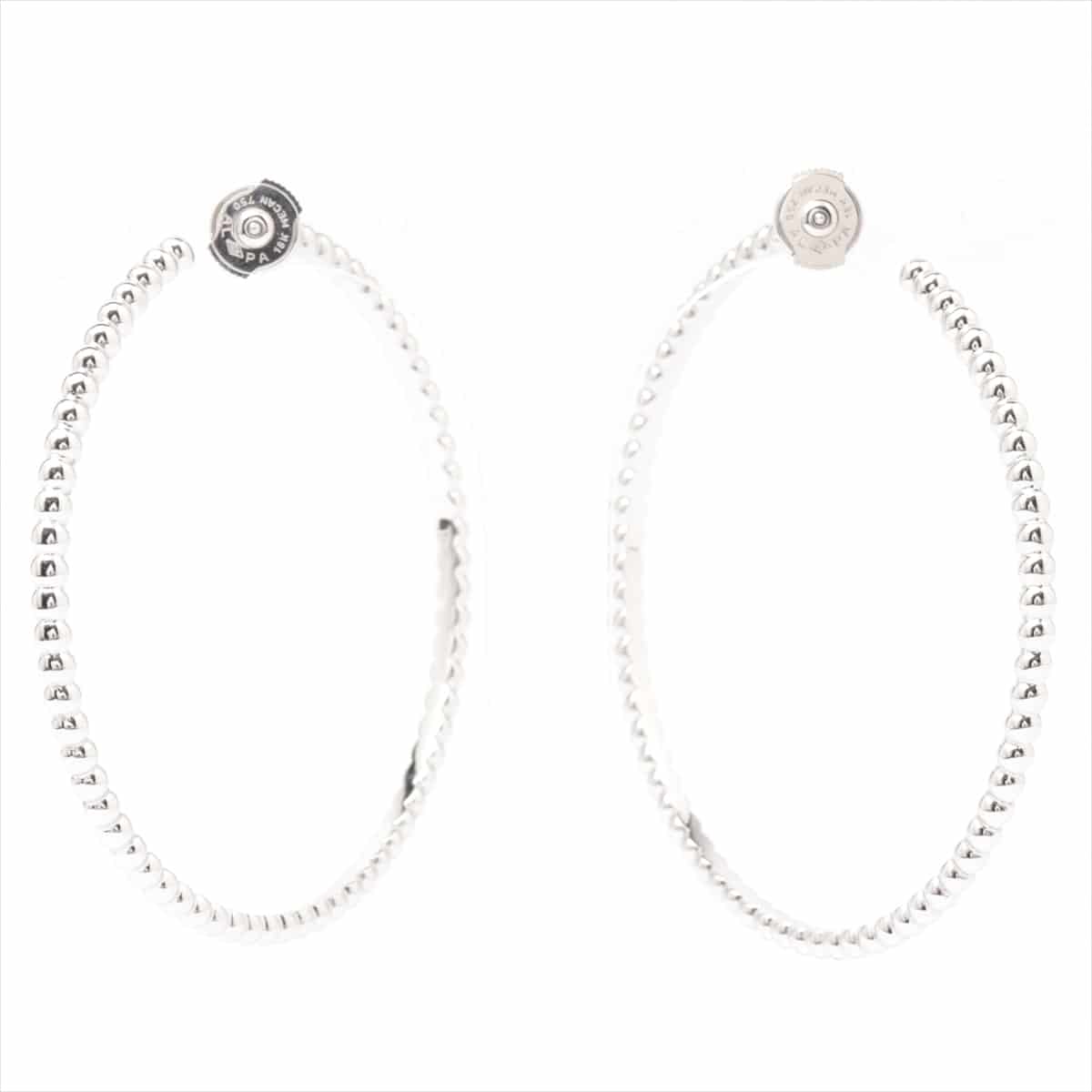 ヴァンクリーフ＆アーペル　Van Cleef & Arpels　ペルレ フープピアス　750WG