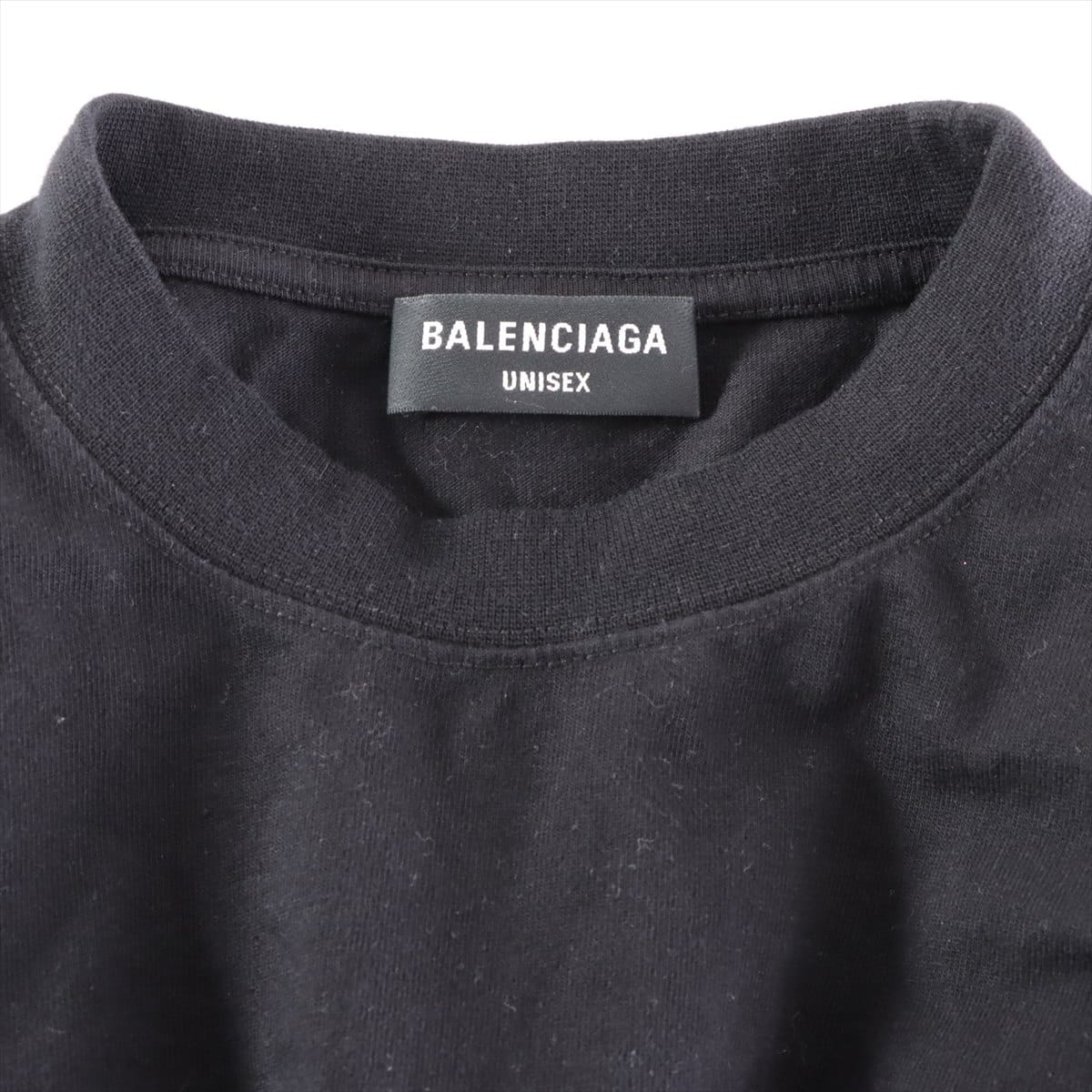 バレンシアガ 21AW コットン Tシャツ XS メンズ ブラック  612966