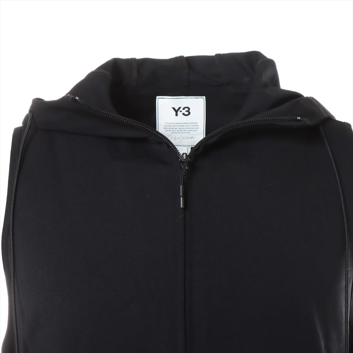 Y-3 ウール×ポリエステル パーカー S メンズ ブラック ノースリーブ｜nu029173｜中古ブランド品・ブランド古着通販｜ALLU（アリュー）