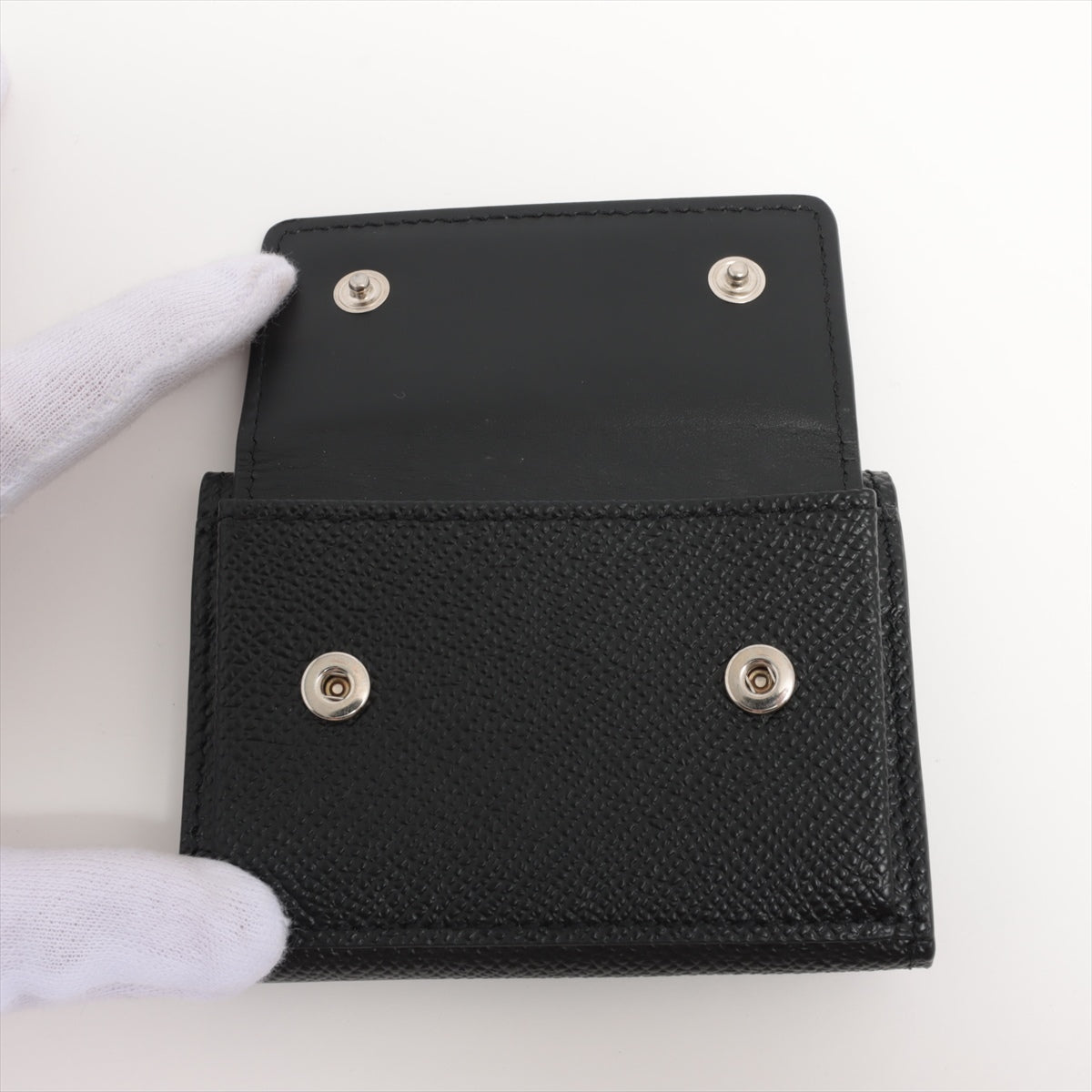 マルタンマルジェラ 4ステッチ レザー 財布 ブラック