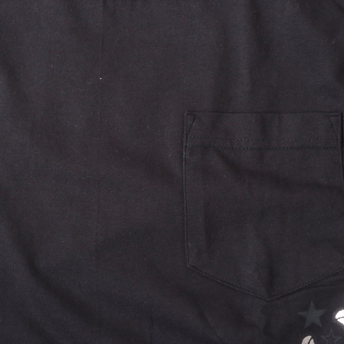 クロムハーツ ロングTシャツ コットン 5スタープリント M ブラック