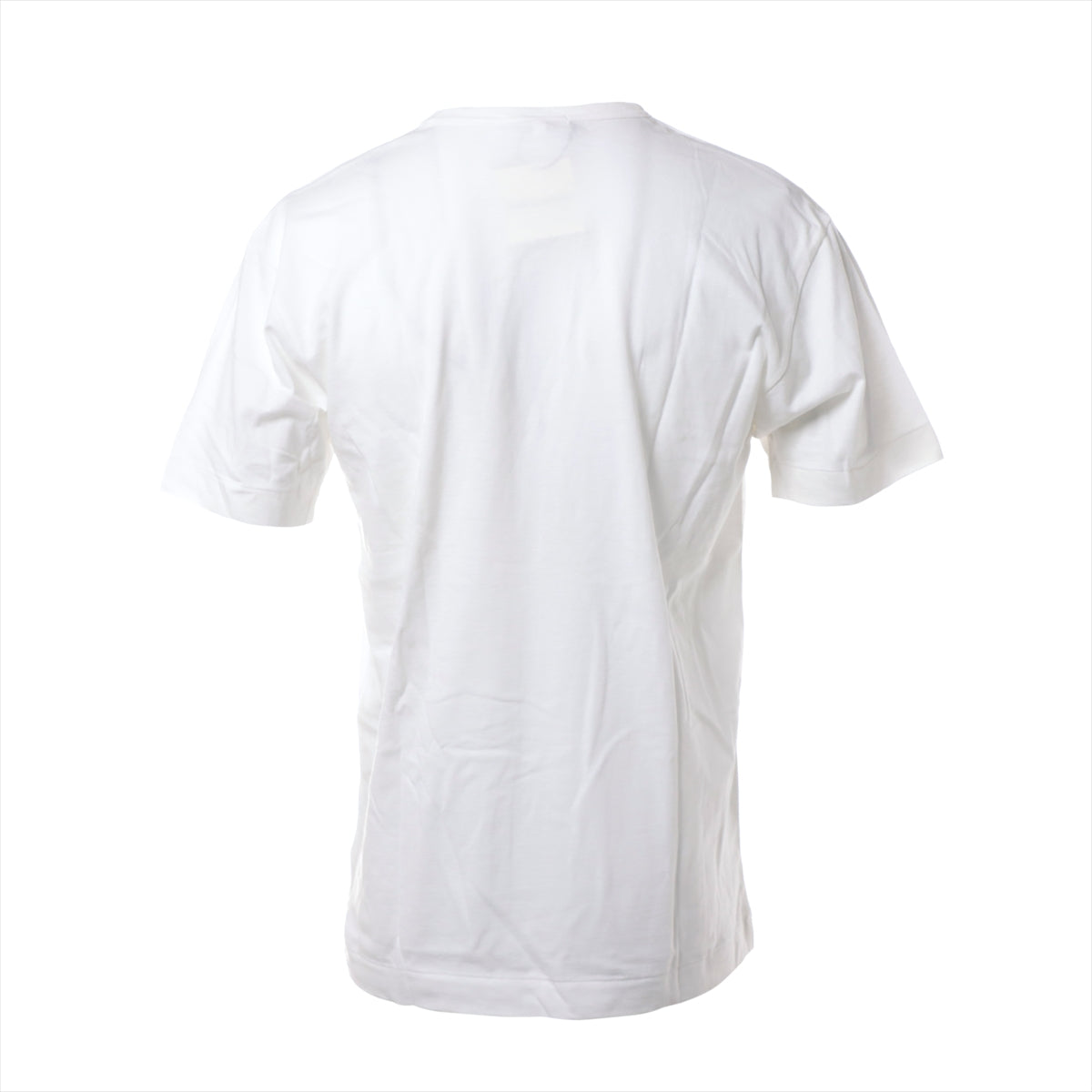 コムデギャルソン×クロムハーツ Tシャツ コットン L ホワイトプリントロゴ