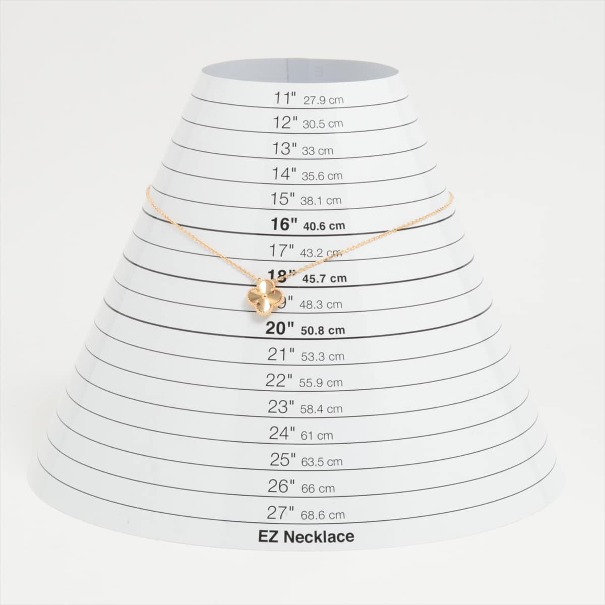 ヴァンクリーフ&アーペル ヴィンテージアルハンブラ ギョーシェ ネックレス 750(YG) 6.5g