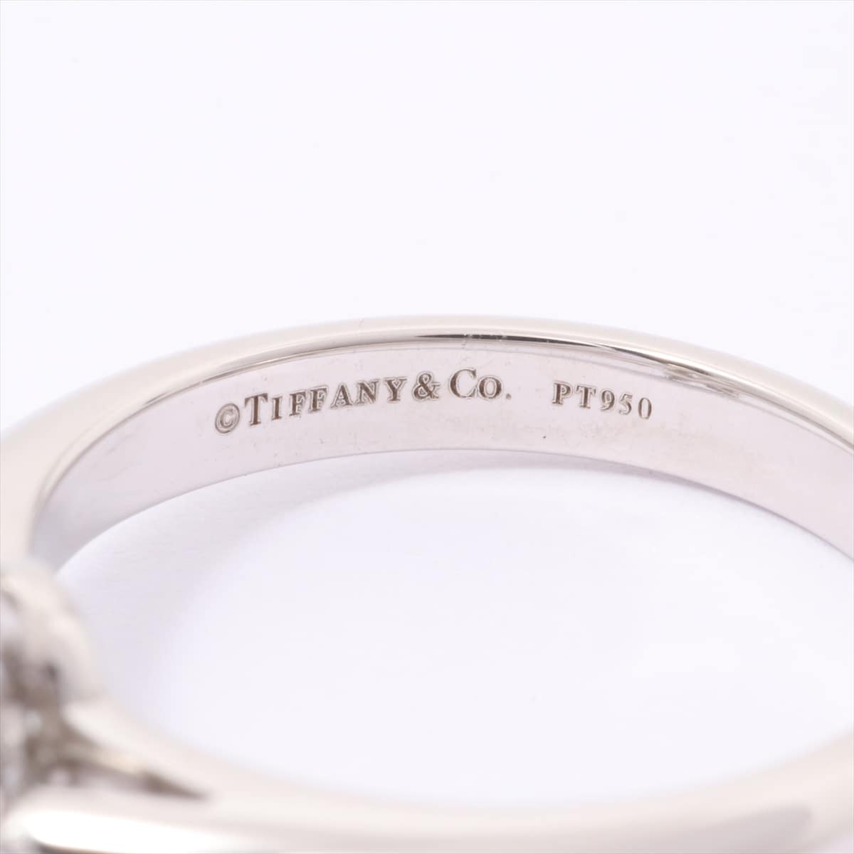 ティファニー　Tiffany & Co.　バターカップ ダイヤモンド リング　Pt950　#7.5