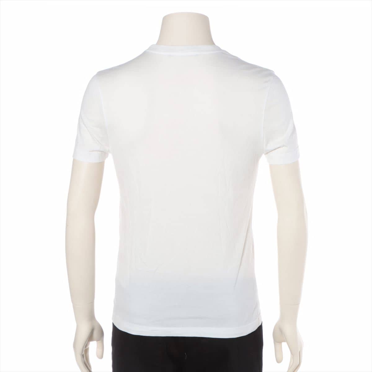 ルイヴィトン LVサークル RM182Q コットン Tシャツ XS メンズ ホワイト  刺繍
