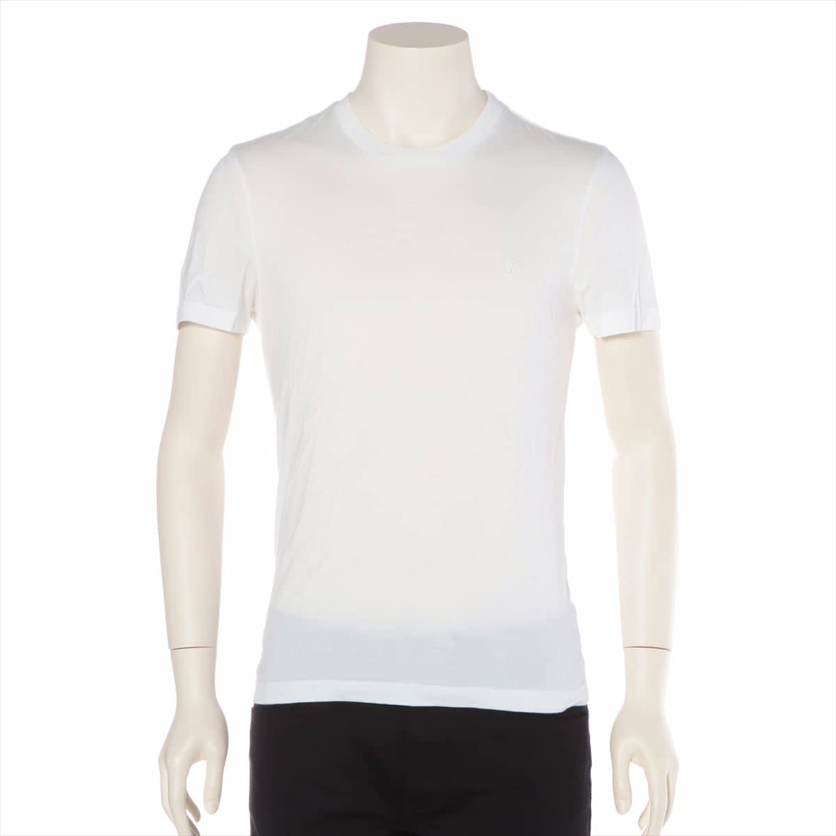 ルイヴィトン LVサークル RM182Q コットン Tシャツ XS メンズ ホワイト  刺繍