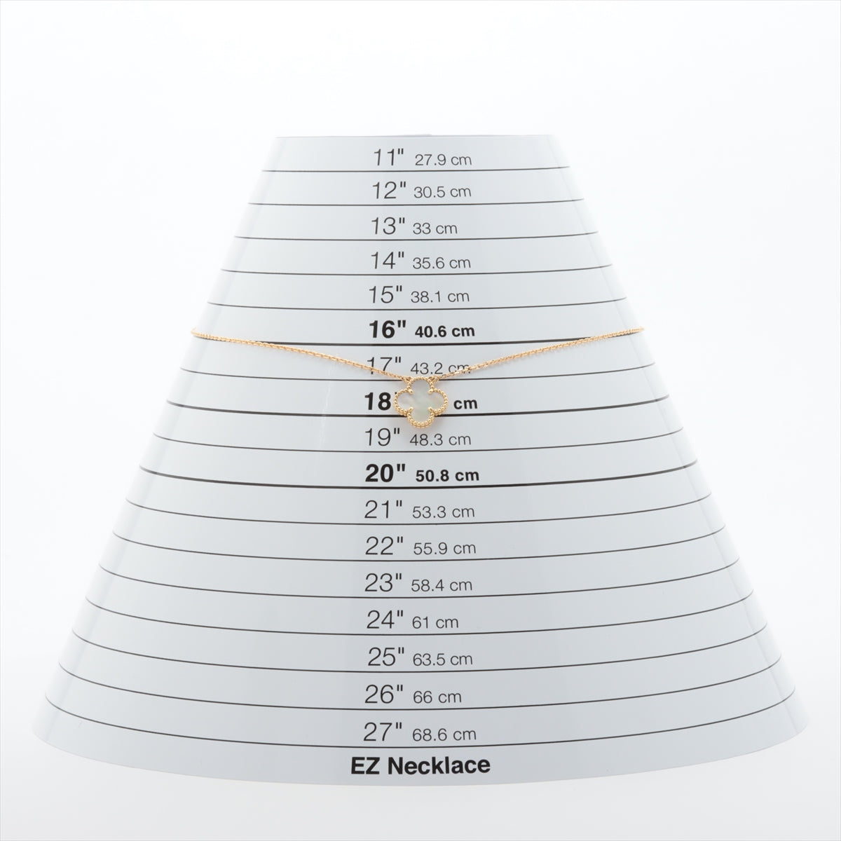 ヴァンクリーフ&アーペル ヴィンテージアルハンブラ シェル ネックレス 750(YG) 5.1g VCARA45900