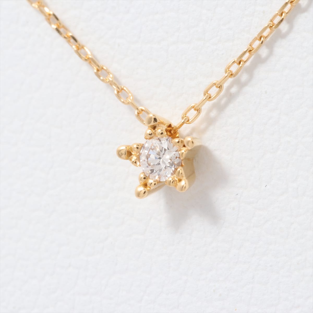 スタージュエリー STAR JEWELRY スターリー ダイヤ ネックレス K18YG 0.04ct ｜rv009317｜中古ブランド品・ブランド古着通販｜ALLU（アリュー）