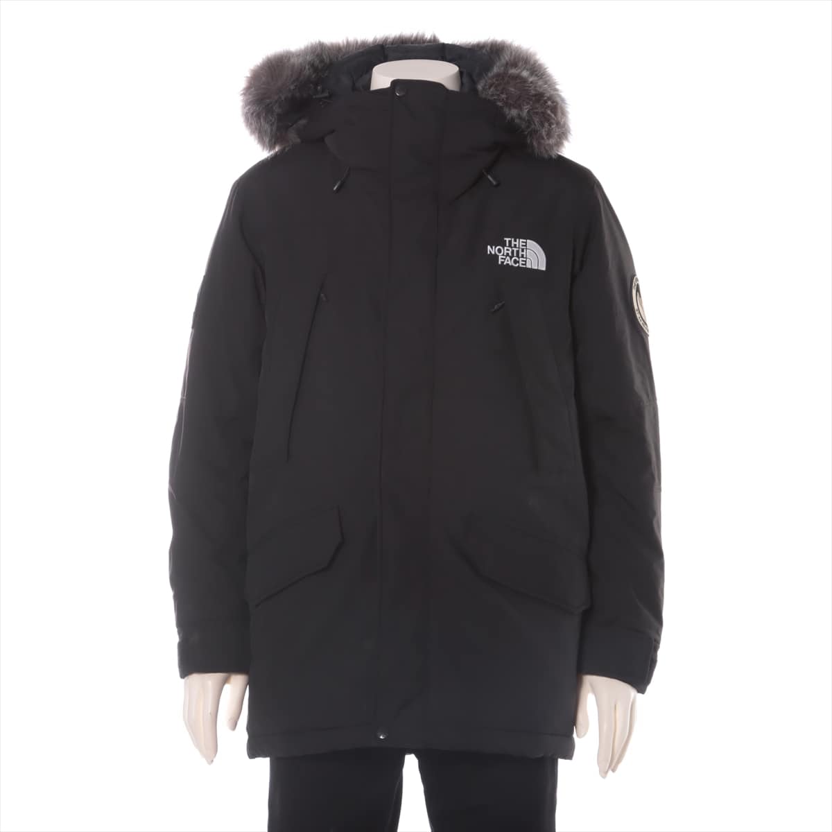 ノースフェイス ポリエステル ダウンコート M メンズ ブラック  NJ1DJ52 JANTARCTICA DOWN PARKA 韓国限定