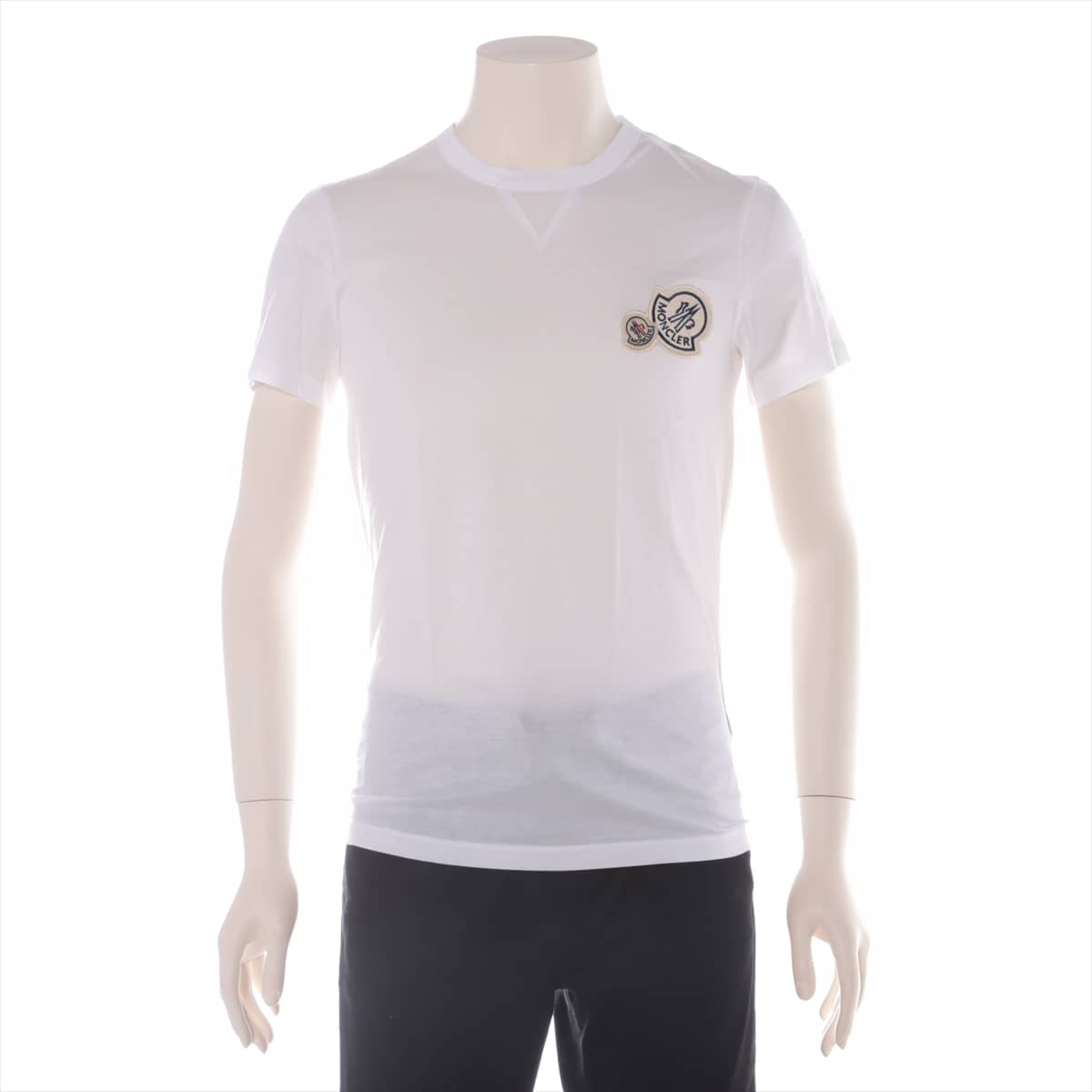 モンクレール 20年 コットン Tシャツ XS メンズ ホワイト｜rv014696