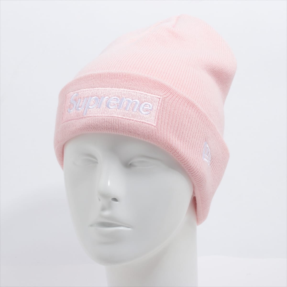 シュプリーム ニットキャップ アクリル ピンク ニューエラ 16AW Box Logo Beanie ボックスロゴ ビーニー ｜ry006970｜中古ブランド品・ブランド古着通販｜ALLU（アリュー）