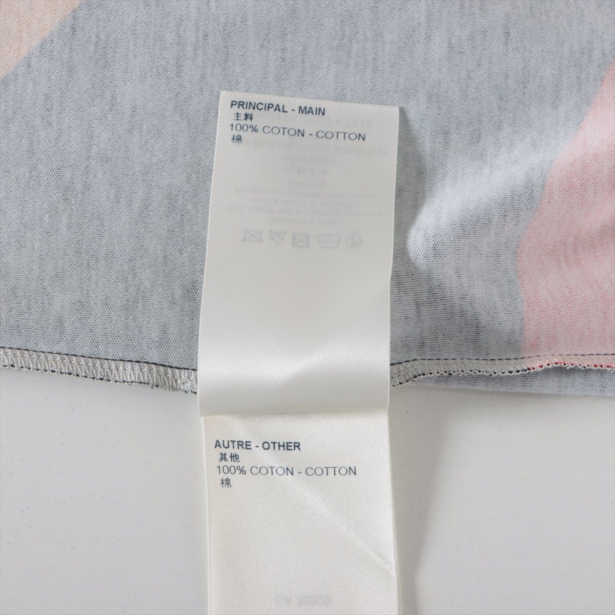 ルイヴィトン 21年 コットン Tシャツ サイズ不明 メンズ マルチカラー 品質タグ無し RW211A