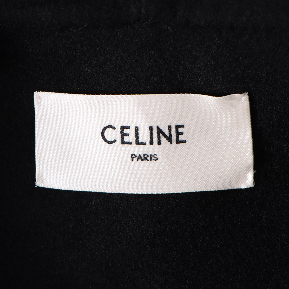 celine ブラック　コート　M