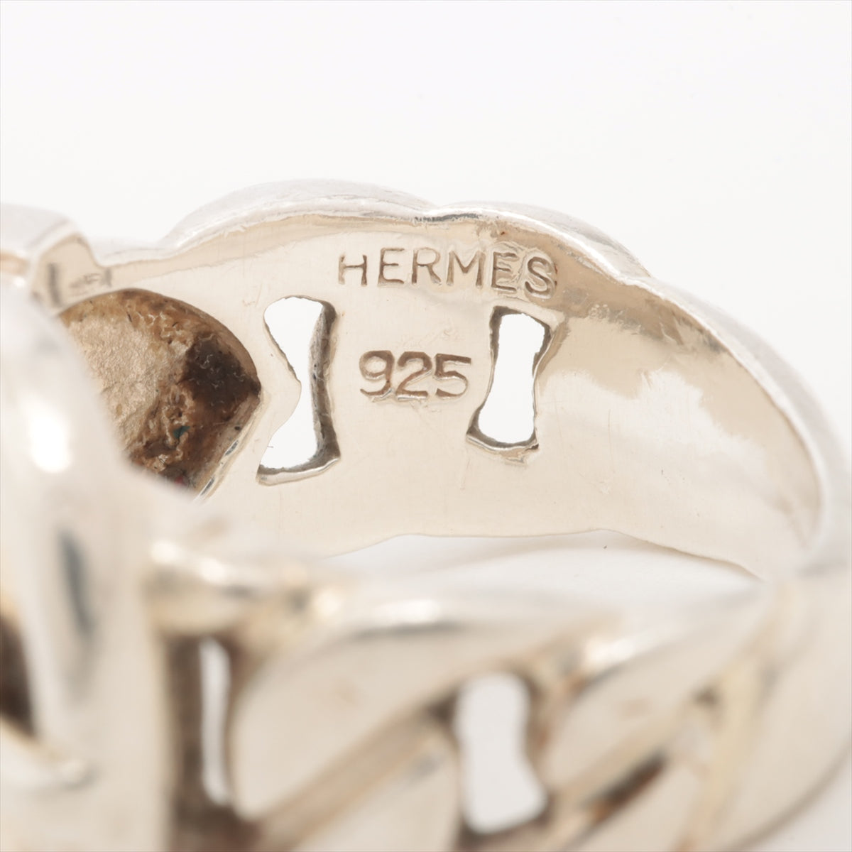 エルメス ブックルセリエ リング 925 6.6g シルバー 指輪