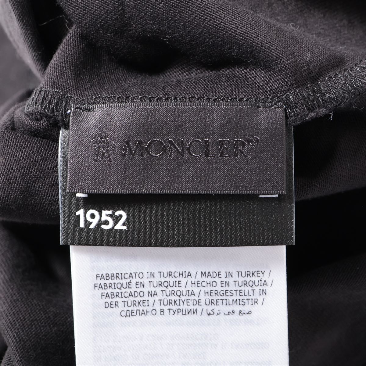 モンクレールジーニアス 1952 21年 コットン Tシャツ XL メンズ ブラック  H10928C00011