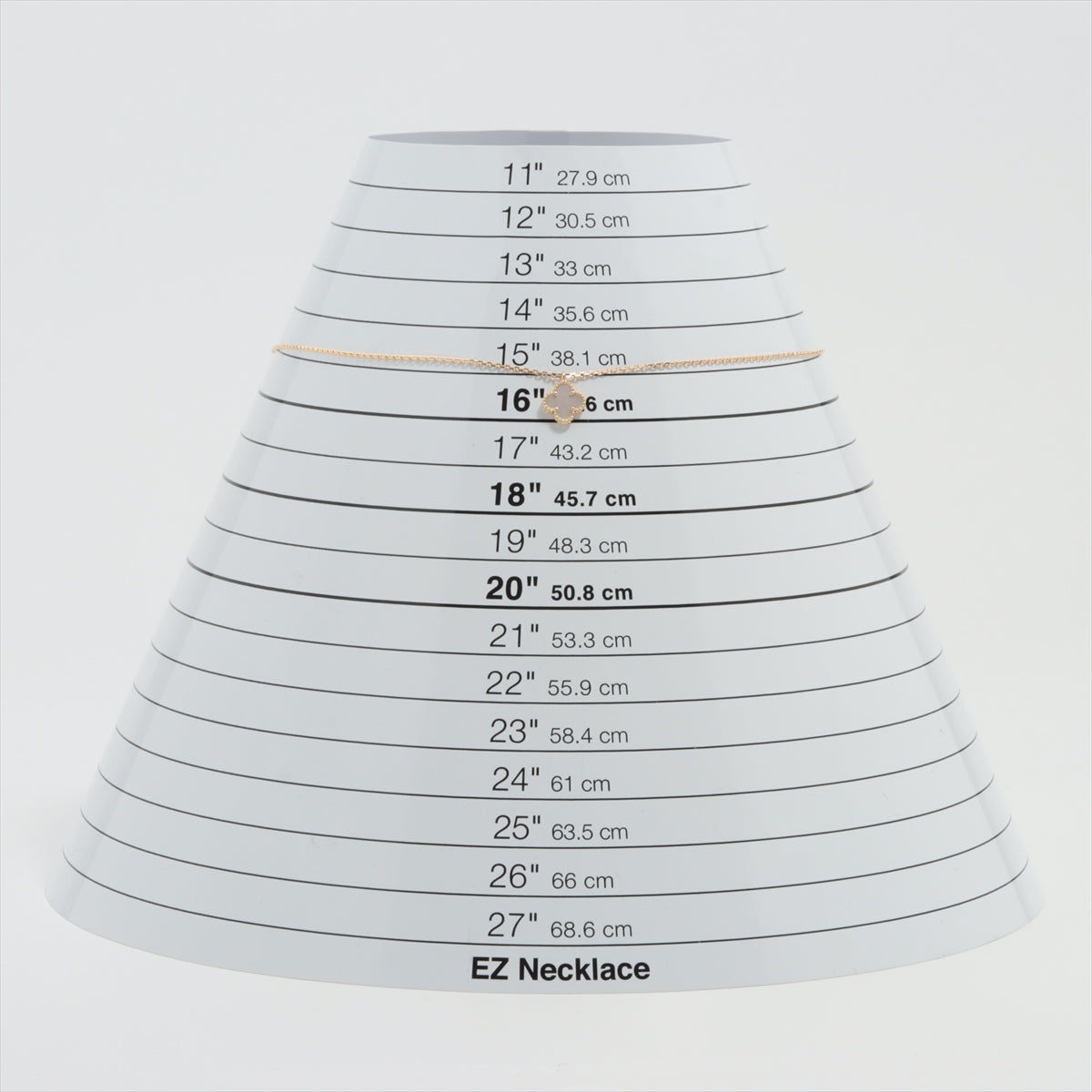 ヴァンクリーフ&アーペル スウィートアルハンブラ シェル ネックレス 750(YG) 2.8g