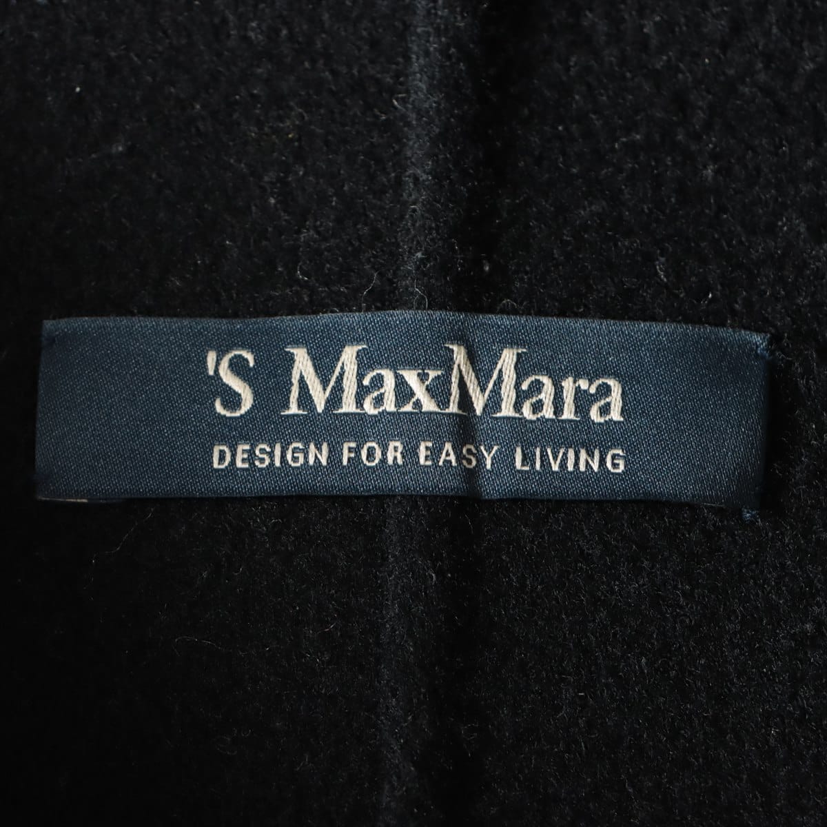 エスマックスマーラ ウール ロングコート I 36 レディース ブラック