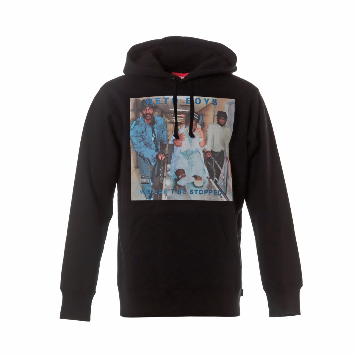 シュプリーム 17SS コットン パーカー M メンズ ブラック  Rap-A-Lot Records Geto Boys Hooded Sweatshirt/S