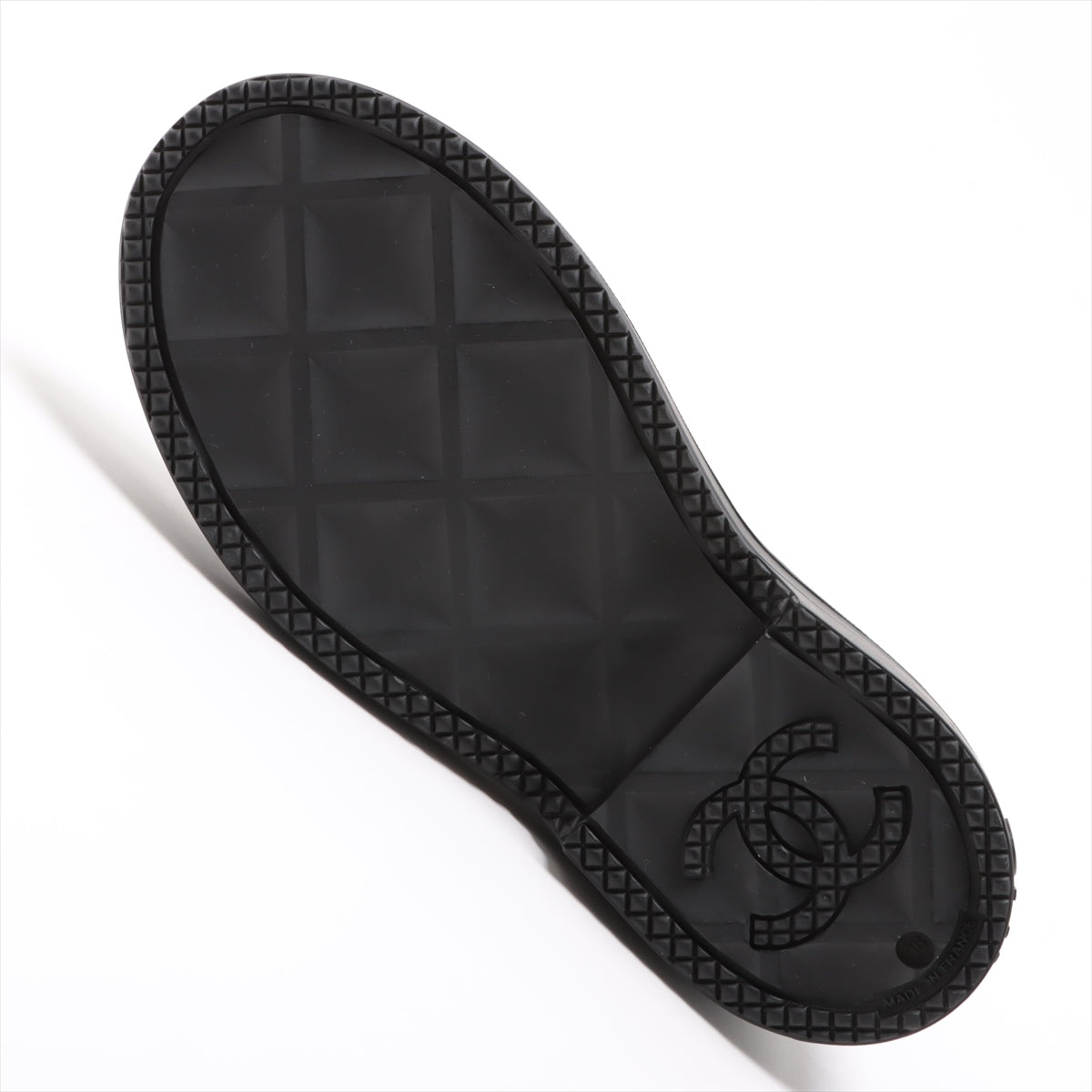 シャネル レインブーツ ココマーク ラバー G38355 レディースサイズ36 CHANEL 靴 黒