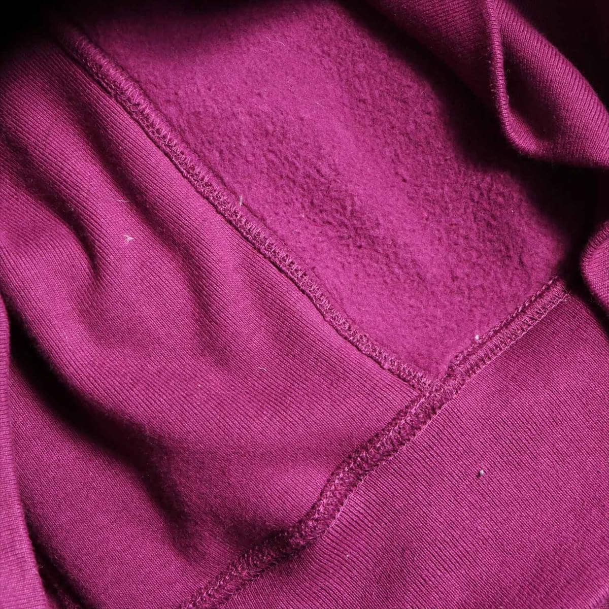 シュプリーム コットン パーカー M メンズ バイカラー 17AW Split Old English Hooded Sweatshirt
