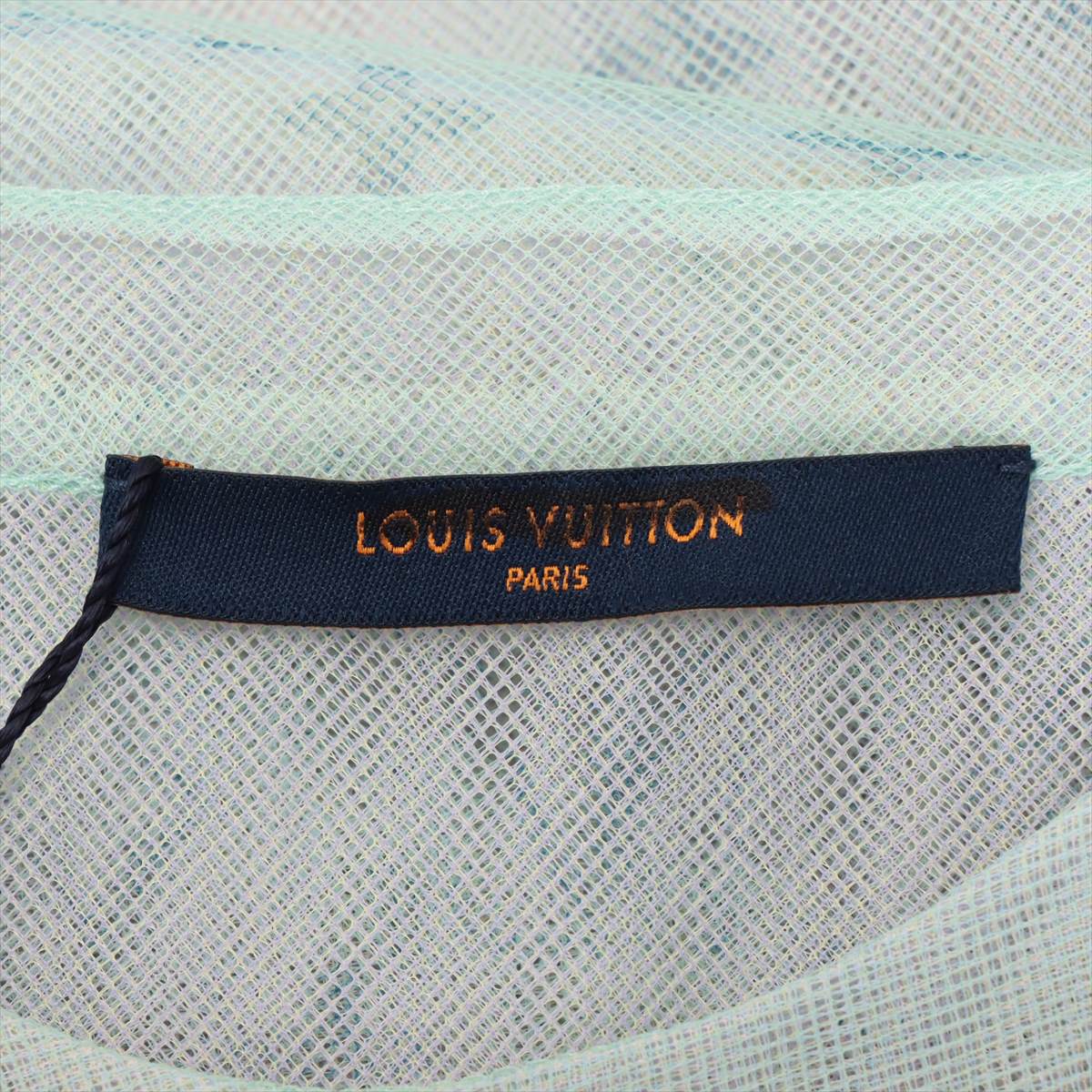 ルイヴィトン 20SS ナイロン カットソー M メンズ パステル  モノグラムチュールTシャツ レイヤード カラフル RM201 半袖