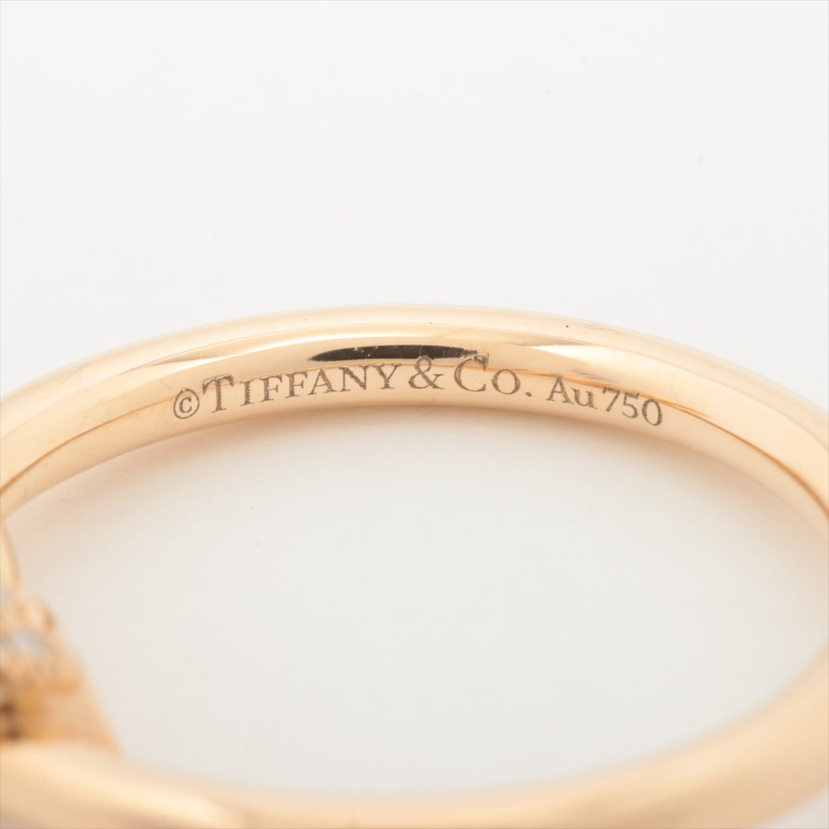 ティファニー Tiffany & Co. リング ノット K18YG 11号