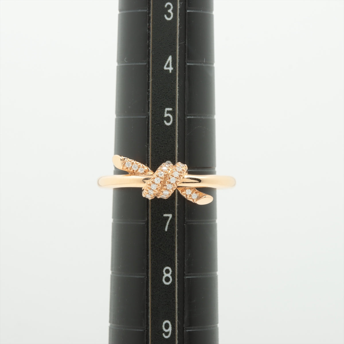 ティファニー TIFFANY&Co. リング レディース ブランド 指輪  750PG ダイヤモンド ノット ピンクゴールド 約7号 69526411 ジュエリー 磨き済み
