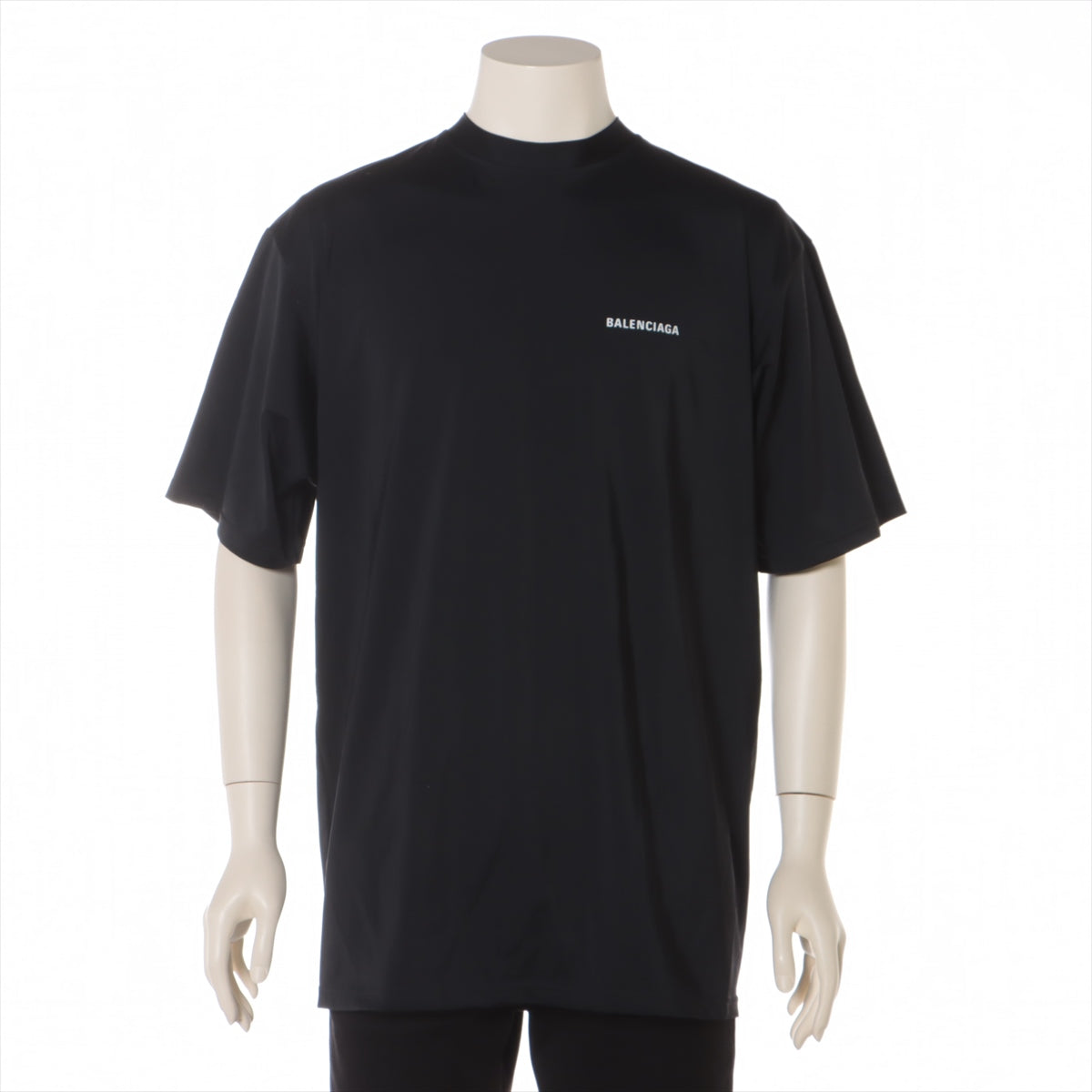 バレンシアガ ポリエステル Tシャツ XS メンズ ブラック  SWIMWEAR 657027