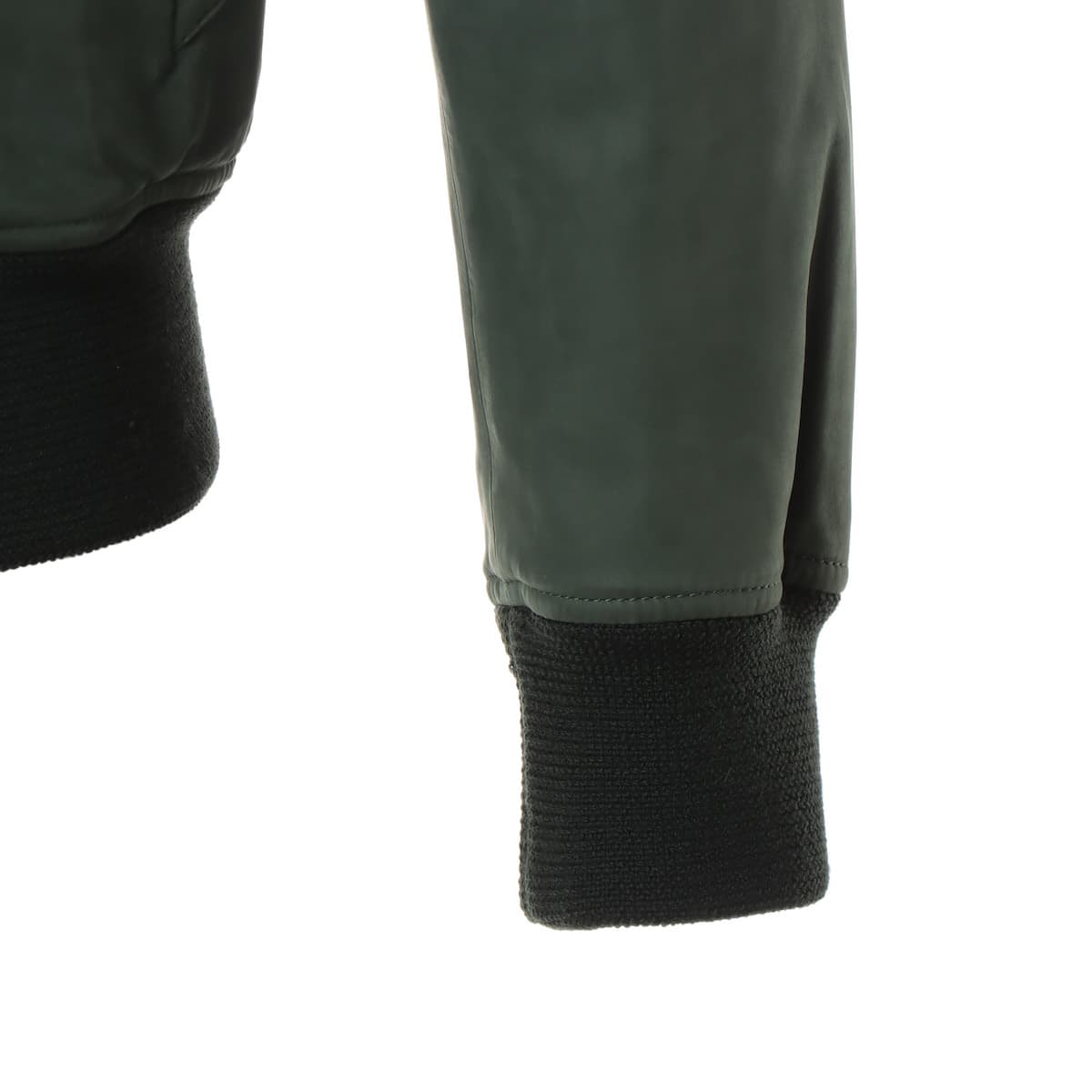 ベルルッティ 16AW カーフスキン ジャケット 46 メンズ グリーン  スコットキャンベルコラボ タトゥアージュ MA-1 刺繍ブルゾン
