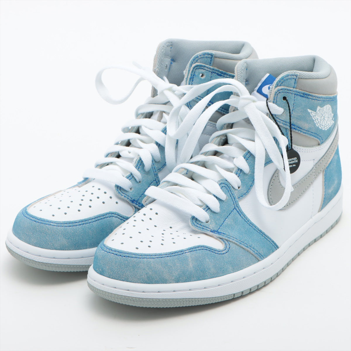 ナイキ AIR JORDAN 1 レザー ハイカットスニーカー 26cm メンズ ブルー×ホワイト 555088-402 Hyper  Roy｜yz054392｜中古ブランド品・ブランド古着通販｜ALLU（アリュー）