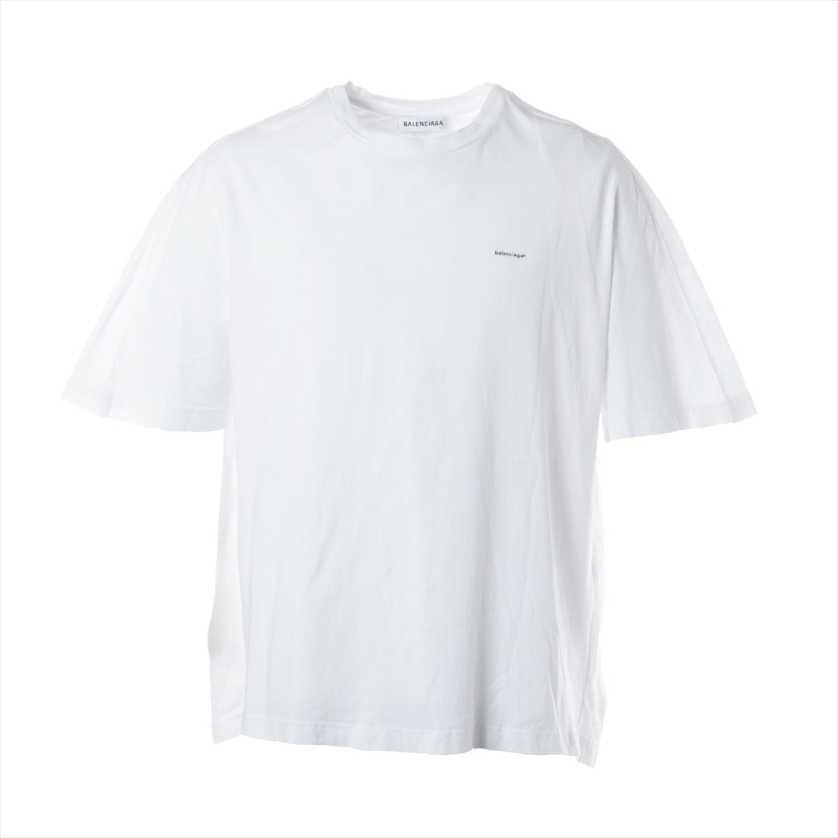 バレンシアガ 18年 コットン Tシャツ S メンズ ホワイト  482204