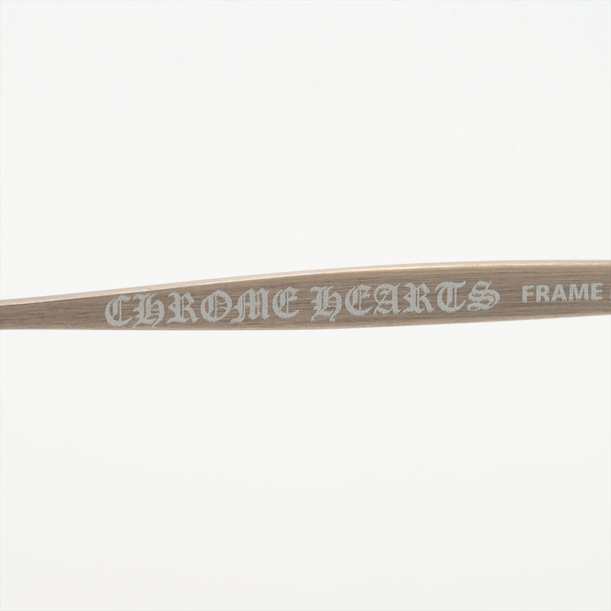 クロムハーツ BONE PRONE メガネ 925×メタル ブラック×シルバー 49□22-150