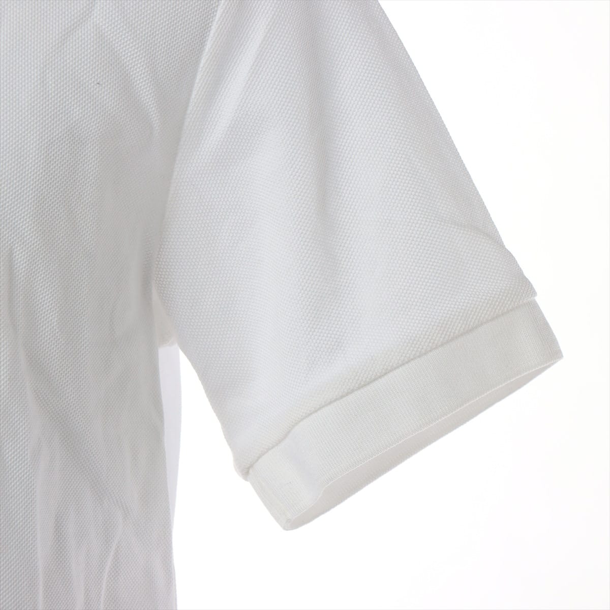 バーバリー ティッシ期 コットン ポロシャツ M メンズ ホワイト