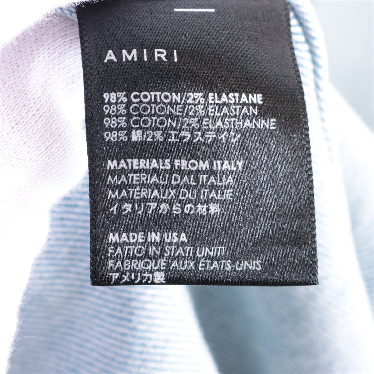 印象のデザイン AMIRI アミリ⭐️コットン デニムシャツ サイズ M ...