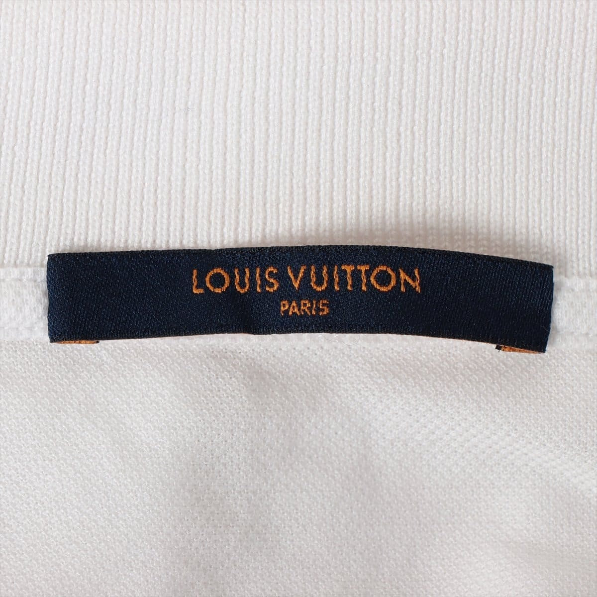 ルイヴィトン 20SS コットン ポロシャツ M メンズ ホワイト  RM201Q  LVサークル