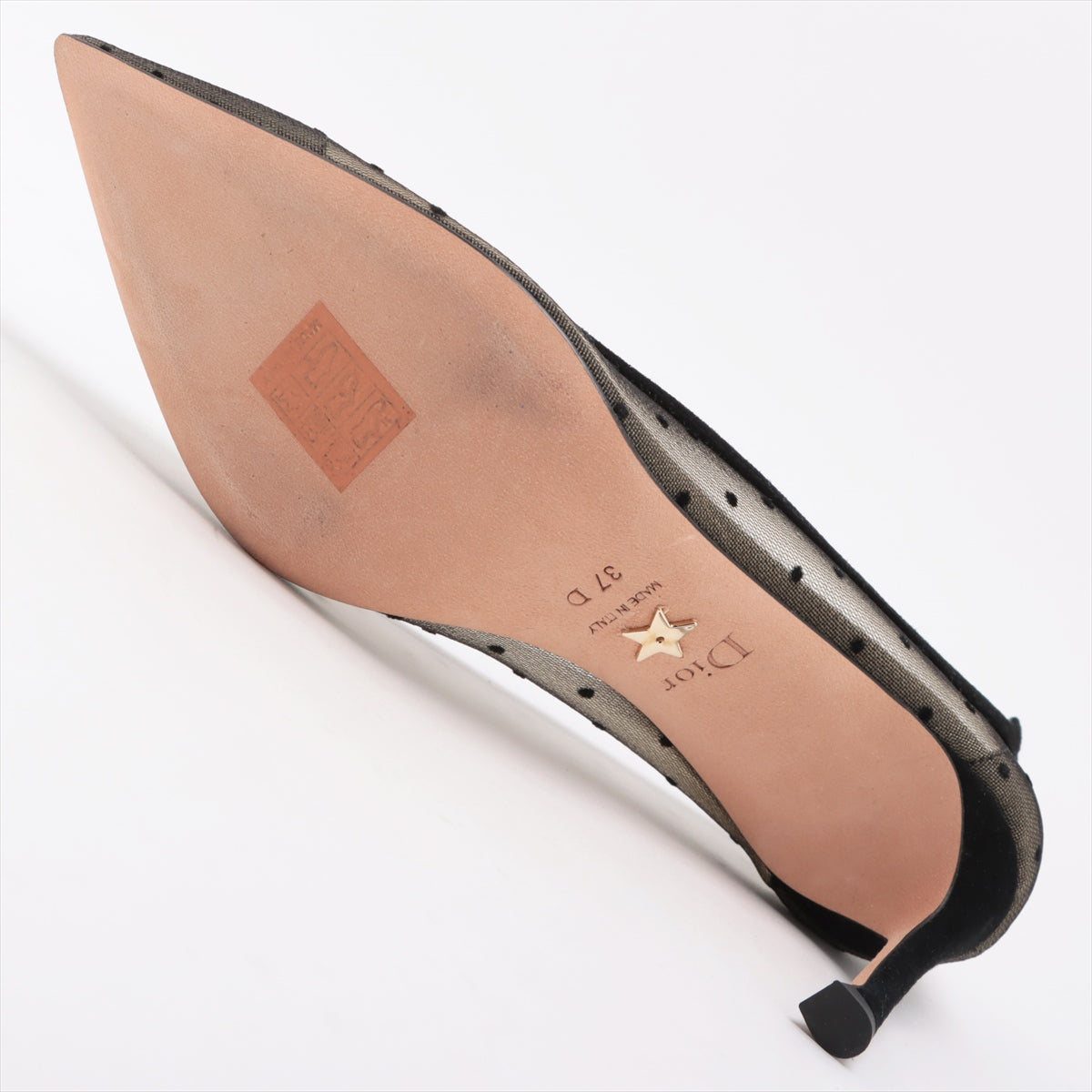 美品 - Dior DIOR Christian 靴 Dior D-MOI メッシュ パンプスピンク